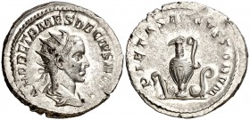 (250-251 d.C.). Herennio Etrusco. Antoniniano. (Spink 9521) (S. 14) (RIC. 143). 4,22 g. EBC.