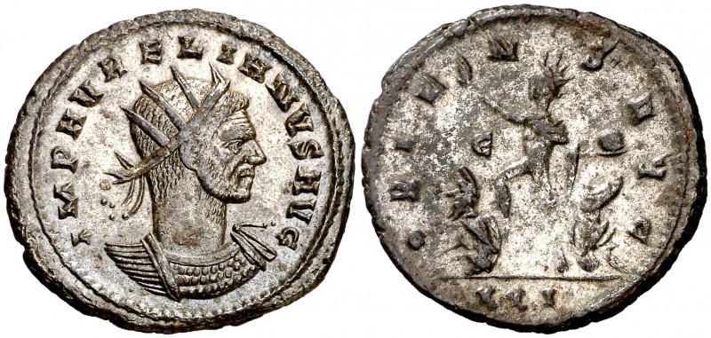 (274 d.C.). Aureliano. Antoniniano. (Spink 11572 var) (Co. 154) (RIC. 364). Cons...