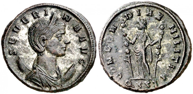 (275 d.C.). Severina. Antoniniano. (Spink 11705 var) (Co. 7) (RIC. 8). 4,95 g. E...