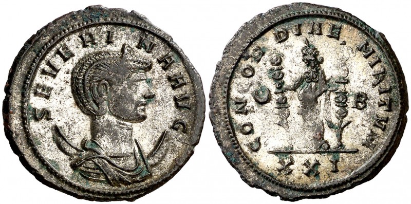 (275 d.C.). Severina. Antoniniano. (Spink 11705 var) (Co. 7) (RIC. falta). Conse...