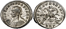 (277 d.C.). Probo. Antoniniano. (Spink 12073 var) (Co. 912) (RIC. 878). Restos de plateado original. 3,48 g. EBC/EBC-.