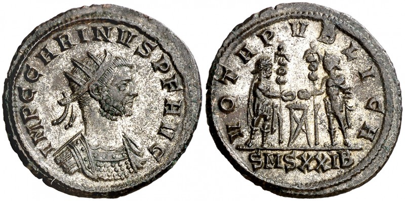 (284 d.C.). Carino. Antoniniano. (Spink 12365 var) (Co. 195) (RIC. 316). 3,93 g....