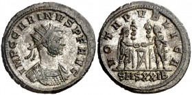 (284 d.C.). Carino. Antoniniano. (Spink 12365 var) (Co. 195) (RIC. 316). 3,93 g. EBC-.