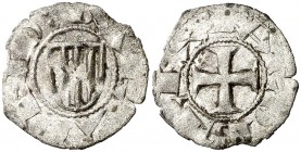 Jaume I (1213-1276). Barcelona. Diner de doblenc. (Cru.V.S. 306) (Cru.C.G. 2118a). 0,69 g. MBC-.