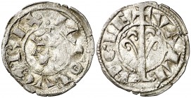 Jaume I (1213-1276). València. Diner. (Cru.V.S. 316) (Cru.C.G. 2129). Segunda emisión. Buen ejemplar. 0,94 g. MBC+/EBC-.