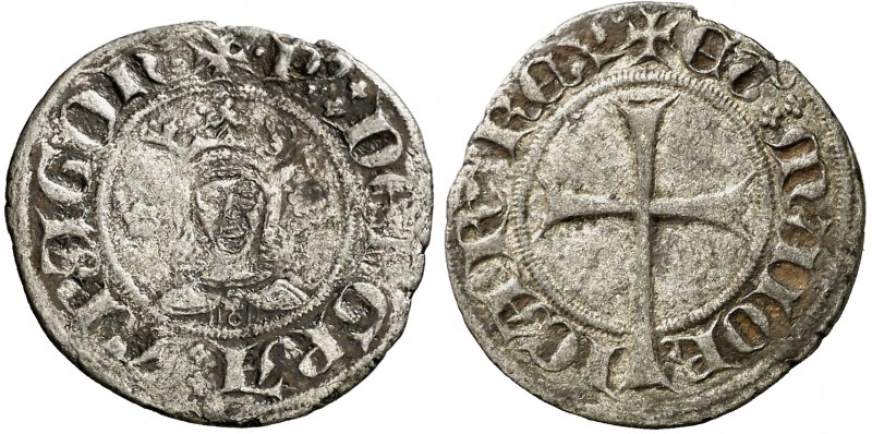 Pere III (1336-1387). Mallorca. Dobler. (Cru.V.S. 453) (Cru.C.G. 2265). Ex ANE 2...