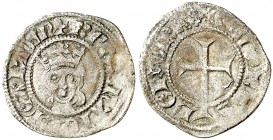 Jaume II de Mallorca (1276-1285/1298-1311). Mallorca. Diner. (Cru.V.S. 542) (Cru.C.G. 2508). 0,83 g. MBC.