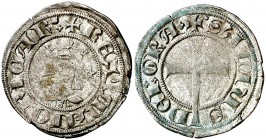 Sanç I de Mallorca (1311-1324). Mallorca. Dobler. (Cru.V.S. 547) (Cru.C.G. 2515b). 1,69 g. MBC+.