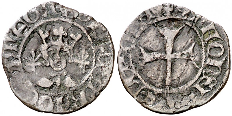 Alfons IV (1416-1458). Mallorca. Dobler. (Cru.V.S. 851 var) (Cru.C.G. 2894). Ex ...