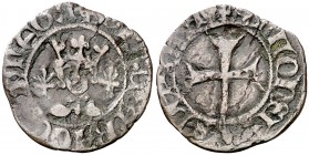 Alfons IV (1416-1458). Mallorca. Dobler. (Cru.V.S. 851 var) (Cru.C.G. 2894). Ex Áureo 27/10/2005, nº 213. Ex Áureo & Calicó 23/05/2019, nº 245. Leyend...