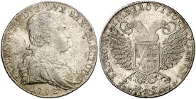 Alemania. Sajonia albertina. 1792. Federico Augusto III. IEC. 2/3 taler. (Kr. 1025). AG. 13,99 g. MBC+.