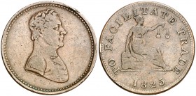 Canadá. 1825. Jorge IV. Token. CU. 6,75 g. MBC-.