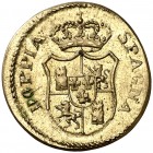 Italia. Ponderal de 2 reales o 2 escudos. (Dieudonné 152 sim). Unifaz. Latón. 6,71 g. EBC-.