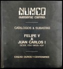 NUMCO: "Felipe V a Juan Carlos I. Desde 1700 hasta hoy. Onzas-Duros y Centenario". (Sabadell, 1980).