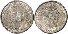 1812. Fernando VII. Guatemala. Proclamación de la Constitución. (Grove F-67a) (Ruiz Trapero 436) (V. 299) (V.Q. 14195). Bella. Parte de brillo origina...