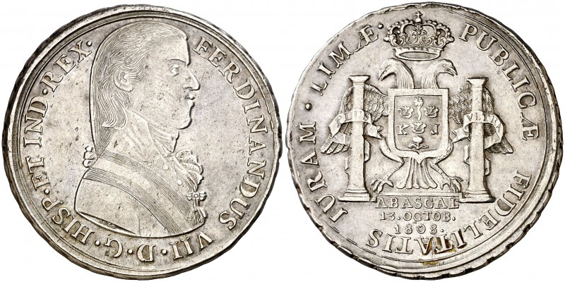 1808. Fernando VII. Lima. Proclamación. (Ha. 28) (Medina 313) (Ruiz Trapero 339)...