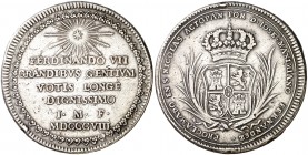 1808. Fernando VII. San Nicolás de Actopán. Administrador de Correos. Proclamación. (Grove F-171) (Ha. 72) (Medina 374) (Ruiz Trapero 364) (V. 254) (V...