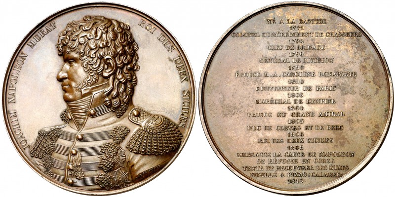 Francia. 1811. Joachim Napoleon Murat (1767-1815). En canto: cornucopia - BRONZE...