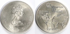 Canada. 10 Dollari 1973. Ag.