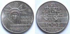 Francia. 100 Franchi 1986. Ag.