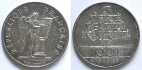 Francia. 100 Franchi 1989. Ag.