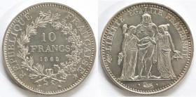 Francia. 10 Franchi 1969. Ag.