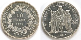 Francia. 10 Franchi 1973. Ag.