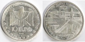 Germania. 10 Euro 2002. Ag.