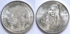 Messico. 100 Pesos 1979. Ag.
