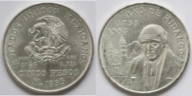 Messico. 5 Pesos 1953. Ag.