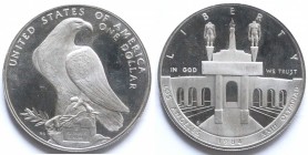 USA. Dollaro 1984. Olimpiadi Los Angeles. Ag.