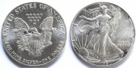 USA. Dollaro 1986. Oncia. Ag.