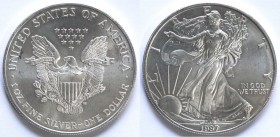 USA. Dollaro 1997. Oncia. Ag.