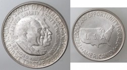 USA. Mezzo dollaro 1952 Booker T. Washington e George Washington Carver. Ag.