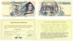Banconote. Repubblica Italiana. 500.000 Lire Raffaello. D.M. 13 maggio 1997. Serie Sostitutiva  XA..A.
