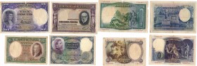 Banconote. Estere. Spagna. Lotto di quattro banconote anni 1931-1934 da 100, 50 e 25 Pesetas.