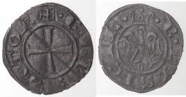 Messina. Federico II. 1197-1250. Denaro del 1221. Mi.