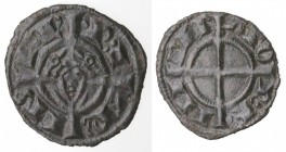Messina o Brindisi. Federico II. 1197-1250. Denaro del 1239. MI. 