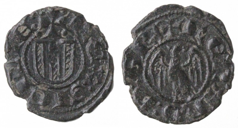 Zecche Italiane. Messina. Ferdinando I. 1412-1416. Denaro. MI. Sp 16. Peso gr. 0...