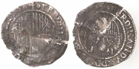 Messina. Ferdinando il Cattolico. 1479-1503. Mezzo Tarì. Ag.