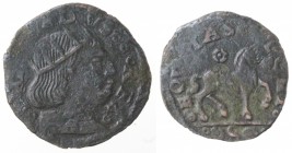 Napoli. Ferdinando I d'Aragona. 1458-1485. Cavallo. Ae.