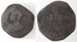 Napoli. Filippo IV. 1621-1665. 9 Cavalli 1630 Sigla I. Ae.