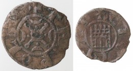 Tripoli. Raimondo III.1187-1200.  Denaro. Mi.