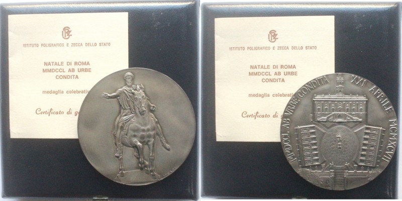 Medaglie. Roma. Medaglia 1997. Per la fondazione di Roma. Ag 986. Inc. Veroi. Di...