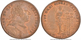 Louis XV copper Franco-American Jeton 1751-Dated XF45 Brown NGC, Br-510, Lec-100. Plain edge. Coin alignment. Light rubbing, with considerable mint re...