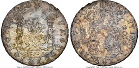 Philip V 8 Reales 1738 Mo-MF AU Details (Environmental Damage) NGC, Mexico City mint, KM103. Well-struck with some surface porosity. This piece has th...