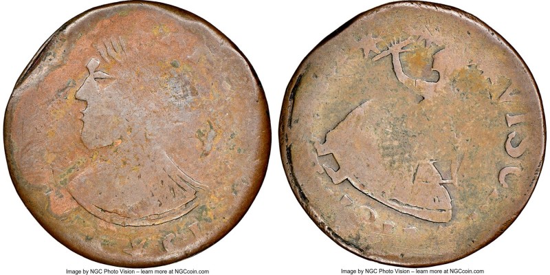 Lower Canada copper "Vexator" 1/2 Penny Token 1811 F15 Brown NGC, Br-559, VC-3A1...