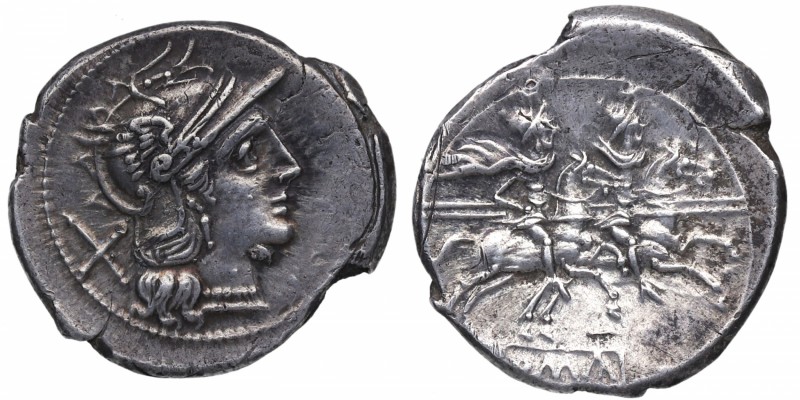 211 a.C. Segunda guerra púnica (218-201 a.C). Roma. Denario. Craw 44/5. Ag. 4,03...