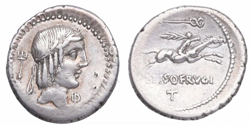 90 a.C . Calpurnia. Denario. MBC+. Est.120.
