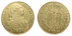 1791. Carlos IV (1788-1808). Madrid. 4 Escudos. MF. Au. 13,57 g. SC. Est.1300.